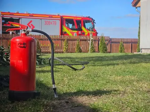 Akcja gaszenia pożaru lasu