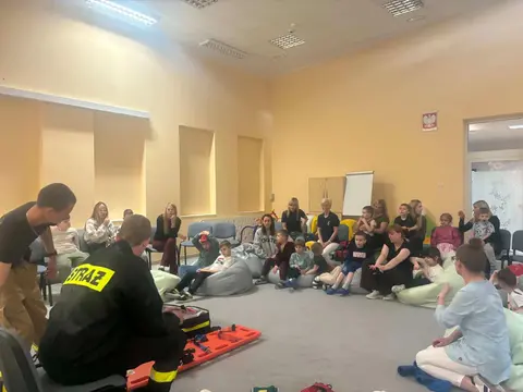 Wizyta naszych druhów w przedszkolu