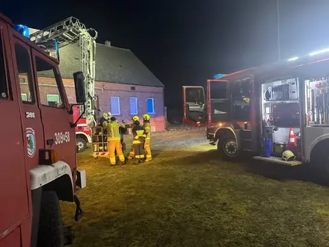 Pożar sadzy w przewodzie kominowym
